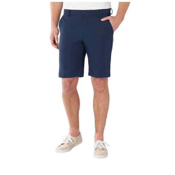 NWT Greg Norman Mens Ultimate Travel Luxury Performance Shorts Blue Heathered 32 - Picture 3 of 5